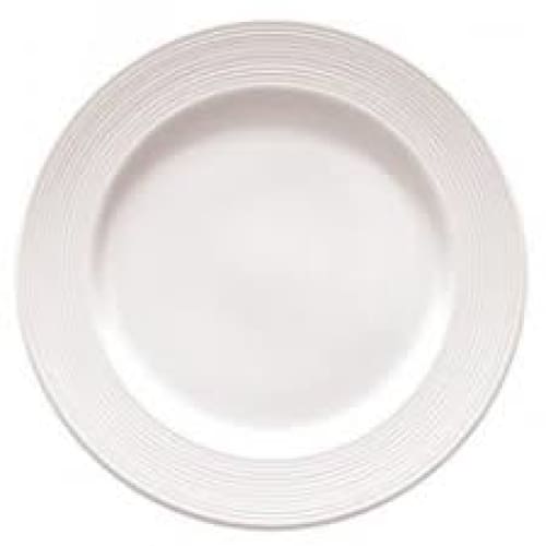 Olive - White - Round Rim Plate 30.5cm (12) Laol1101031