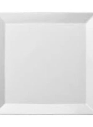 Olive - White - Square Plate 21cm (12) Laol1704021