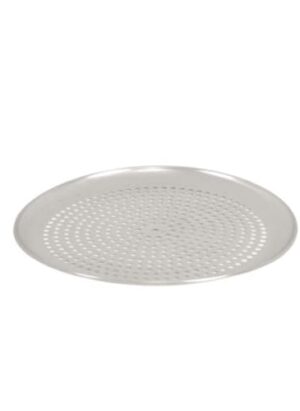 Pizza Pan Perforated Round Aluminium 250mm Ppr1250
