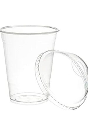 Plastic 270ml Cups & Lids