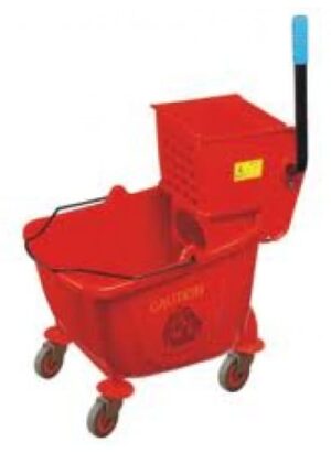 Plastic Bucket & Wringer- (red) 36 Lt Pbw0003
