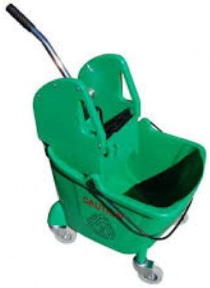 Plastic Bucket & Wringer - (green) 36 Lt Pbw0005