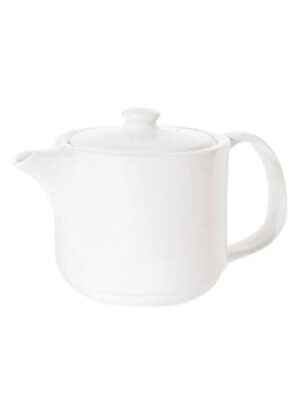Prima - White - Tea Pot With Lid 50cl (6) Da-228