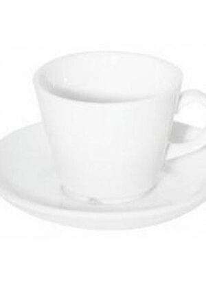 Prima - White - Cappuccino Saucer 15cm (24) Da-160