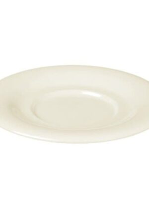 Prima - White - Double Well Saucer 15cm (24) Da-996