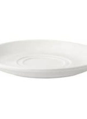Prima - White - Double Well Saucer 16cm (24) Da-997