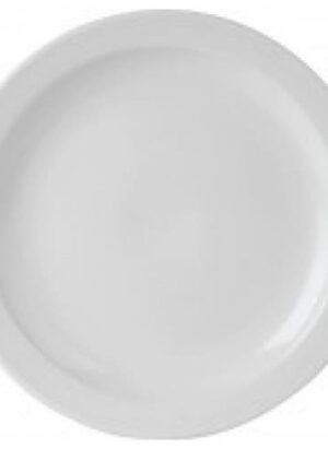 Prima - White - Narrow Rimmed Plate 25cm (24) Sp-da901