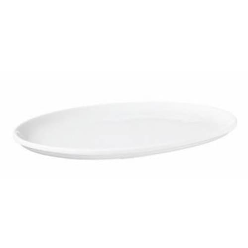 Prima - White - Oval Coupe Platter 23 x 18cm (12) Da-1005