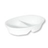 Prima - White - Oval Divided Bowl 20cm (6) Da-1085