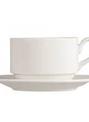 Prima - White - Saucer 15cm (24) Da-306
