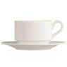 Prima - White - Saucer 15cm (24) Da-306