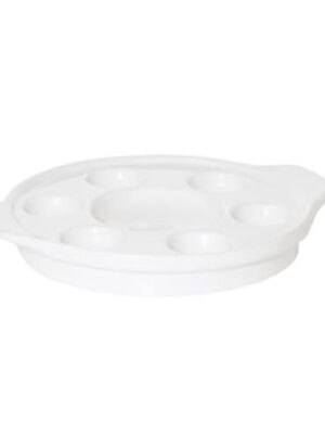 Prima - White - Snail Dish 20cm (12) Da-012