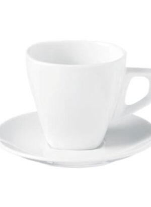 Prima - White - Square Cappuccino Cup 30cl (24) Da-158