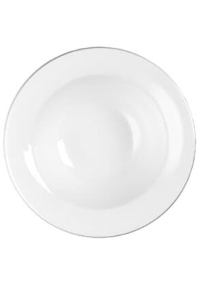 Profile Rimmed Bowl 25cm (12) Cc-wh-vrsb.1