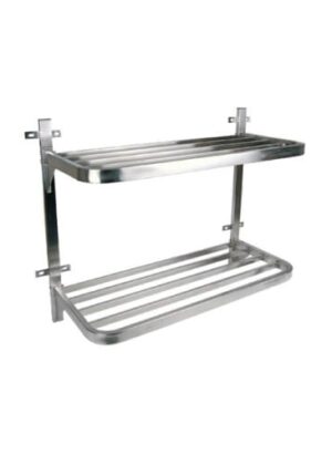 Pot Rack S/steel Double Wall Mounted 900 x 400 760mm Prd0900