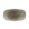 Raku Quartz Black Chefs å¾â¢ Oblong Plate 35.5 x 18.9cm