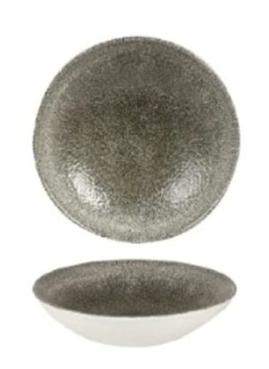 Raku Quartz Black Coupe Bowl 18.2cm (12) Cc-rkbq-evb7.1