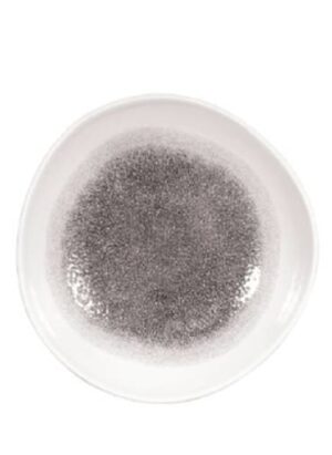 Raku Quartz Black Organic Round Bowl 25.3cm (12)