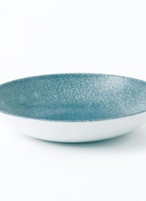 Raku Topaz Blue Coupe Bowl 18.2cm (12) Cc-rktb-evb7.1