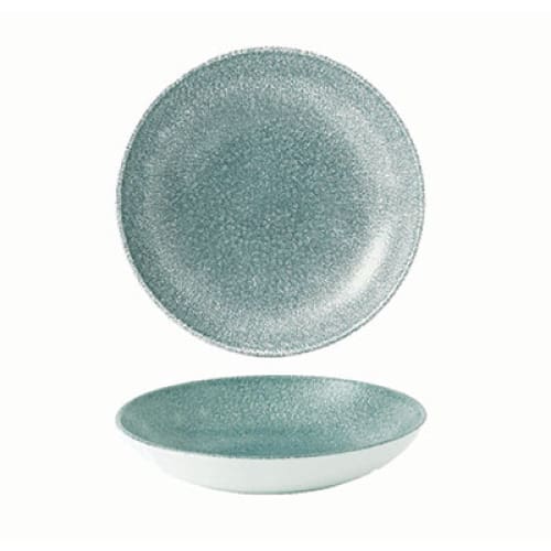 Raku Topaz Blue Coupe Bowl 24.8cm (12) Cc-rktb-evb9.1