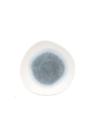 Raku Topaz Blue Organic Round Plate 21cm (12) Cc-rktb-og8.1