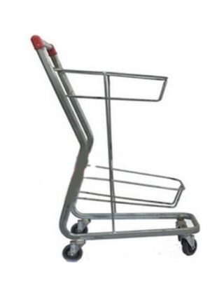 Refurbished 2 Tier Basket Trolley 75mm