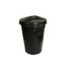 Refuse Bin 85lt (black) 450 x 630mm (includes Lid) Ibp1085