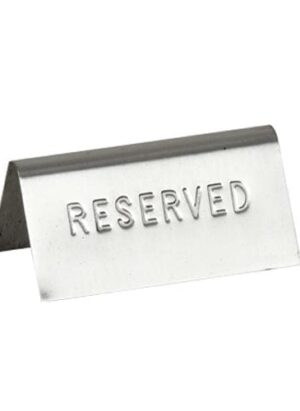 Reserved Table Sign Rts0001