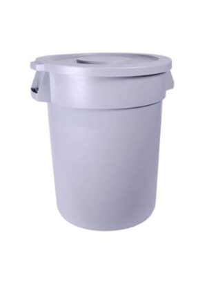 Round Refuse Bin With Flat Lid 120lt 560 x 820mm Ibp1001