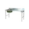 Single Bowl Sink 1800mm S/steel Legs Ezwh1004o7