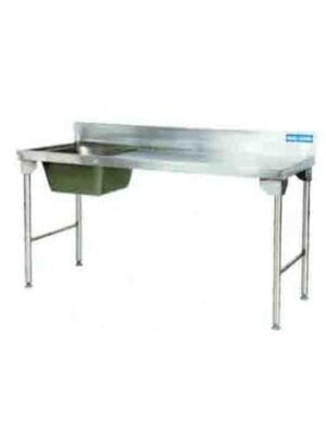 Single Bowl Sink 1800mm S/steel Legs Right Ezwh1006o7