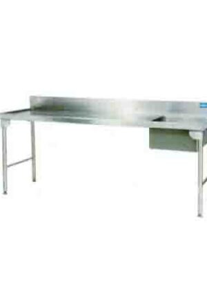 Single Bowl Sink 2300mm S/steel Legs Left Ezwh1008o7