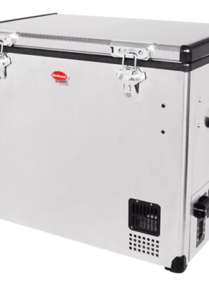 80l Single Door Stainless Steel Fridge/freezer Ac/dc