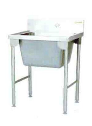 Single Pot Sink 770mm Mild Steel Legs Sdsn1016o7