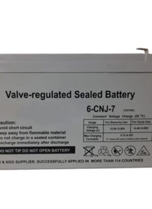 Solarwize Gel/agm Battery 7ah 12v 84wh 100% Capacity Bg0712