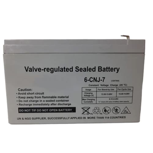 Solarwize Gel/agm Battery 7ah 12v 84wh 100% Capacity Bg0712
