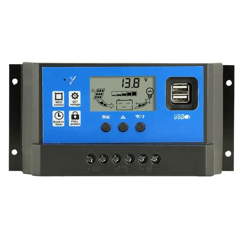 Solarwize Solar Charge Controller Pwm 10a 12v/24v