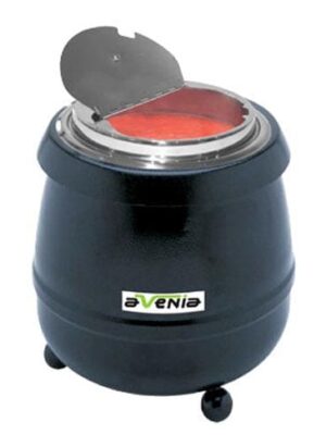 Soup Kettle Black Avenia 11lt Skd0008