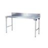 Splash Back Table 1700mm S/steel Legs Sdta2004o7