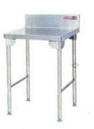 Splash Back Table 650mm S/steel Legs Sdta2001o7