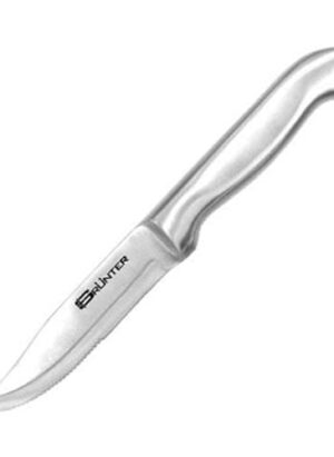 Steak Knife Broad Blade Steel Handle Kns4125