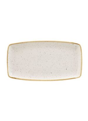 Stonecast Barley White Oblong Plate 35 x 18.5cm (6)