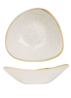 Stonecast - Barley White Triangle Bowl 23.5cm (12)