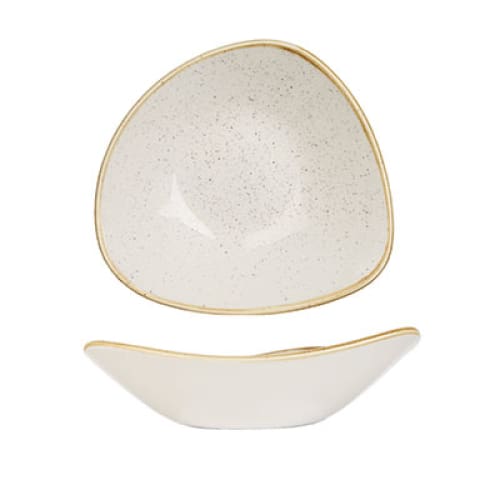 Stonecast - Barley White Triangle Bowl 23.5cm (12)