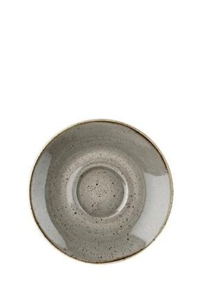Stonecast - Peppercorn Grey Cappuccino Saucer 15.6cm (12)