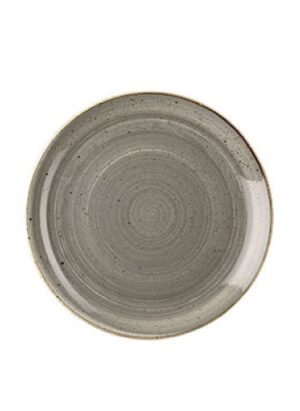 Stonecast - Peppercorn Grey Coupe Plate 21.7cm (12)