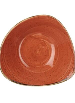Stonecast - Spiced Orange Triangle Bowl 18.5cm (12)