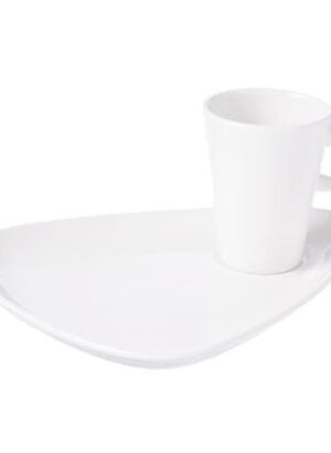 Triangular Snack Plate 24cm (6) Only Cc-wh-tsp.1