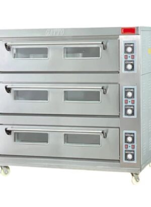 Gas Triple Deck Oven 9 Tray Ieo-90g