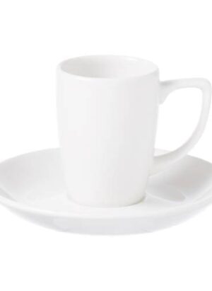 Ultimo - White - Small Coupe Saucer 12cm (24) Cc-wh-bs4.1
